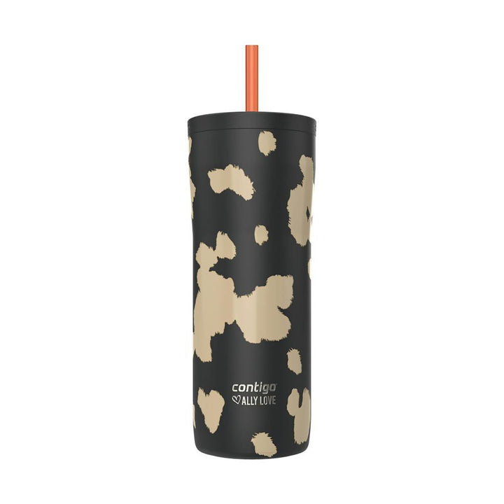 Contigo® x Ally Love Streeterville 2.0 Stainless Steel Tumbler with Straw, 24oz - Licorice [82J4X] [CVLVV]