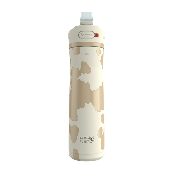 Contigo® x Ally Love Ashland Chill 2.0 Stainless Steel Water Bottle with AUTOSPOUT® Lid, 24oz - Oatmilk [YSB4M] [EIZHT]